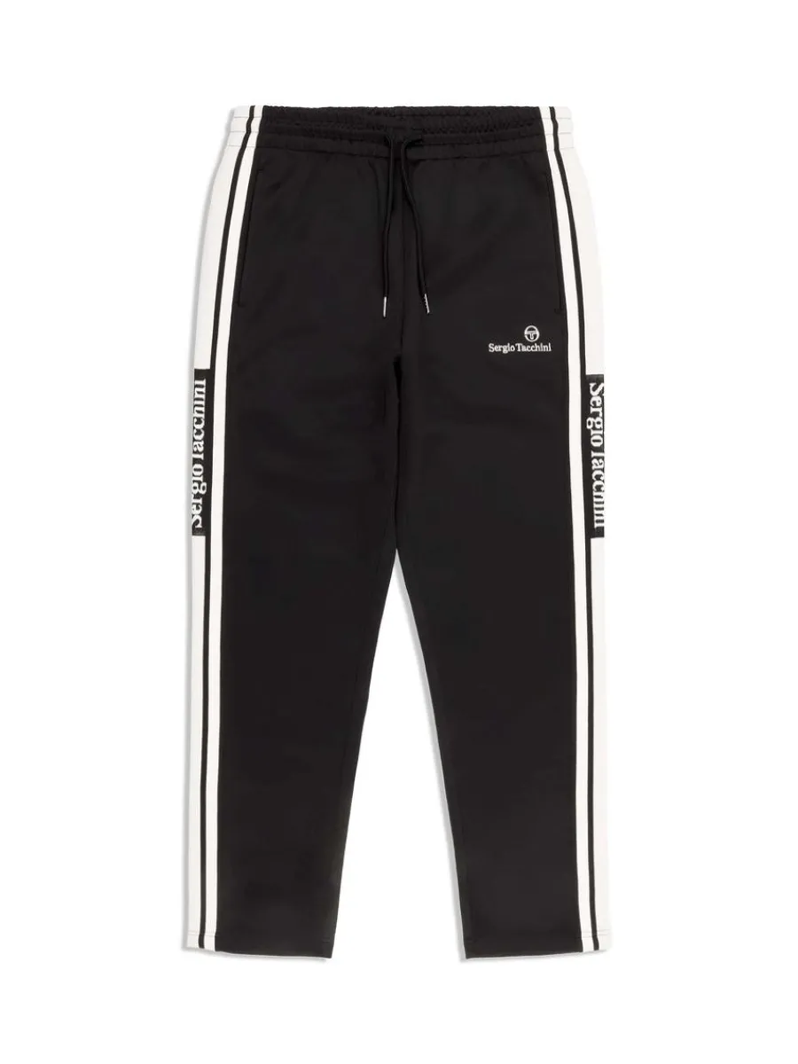 Sergio Tacchini Gromo Tape Track Pant- Black Beauty