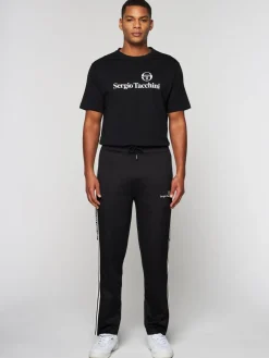 Sergio Tacchini Gromo Tape Track Pant- Black Beauty Clearance
