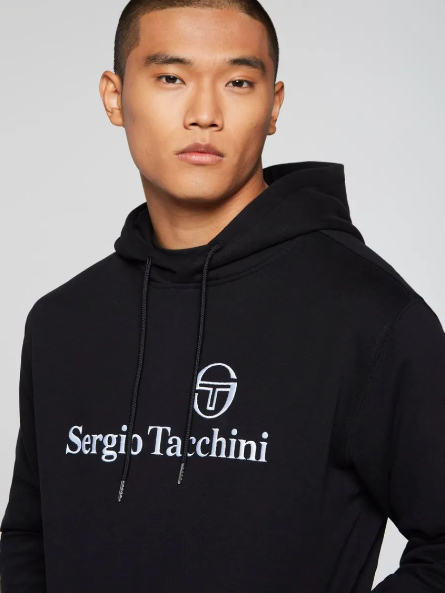Sergio Tacchini Heritage Hoodie- Black Beauty Online