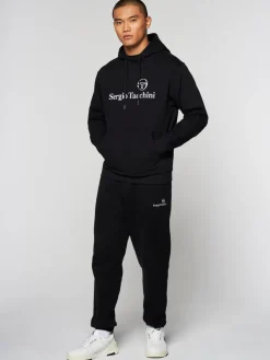 Sergio Tacchini Heritage Hoodie- Black Beauty Discount