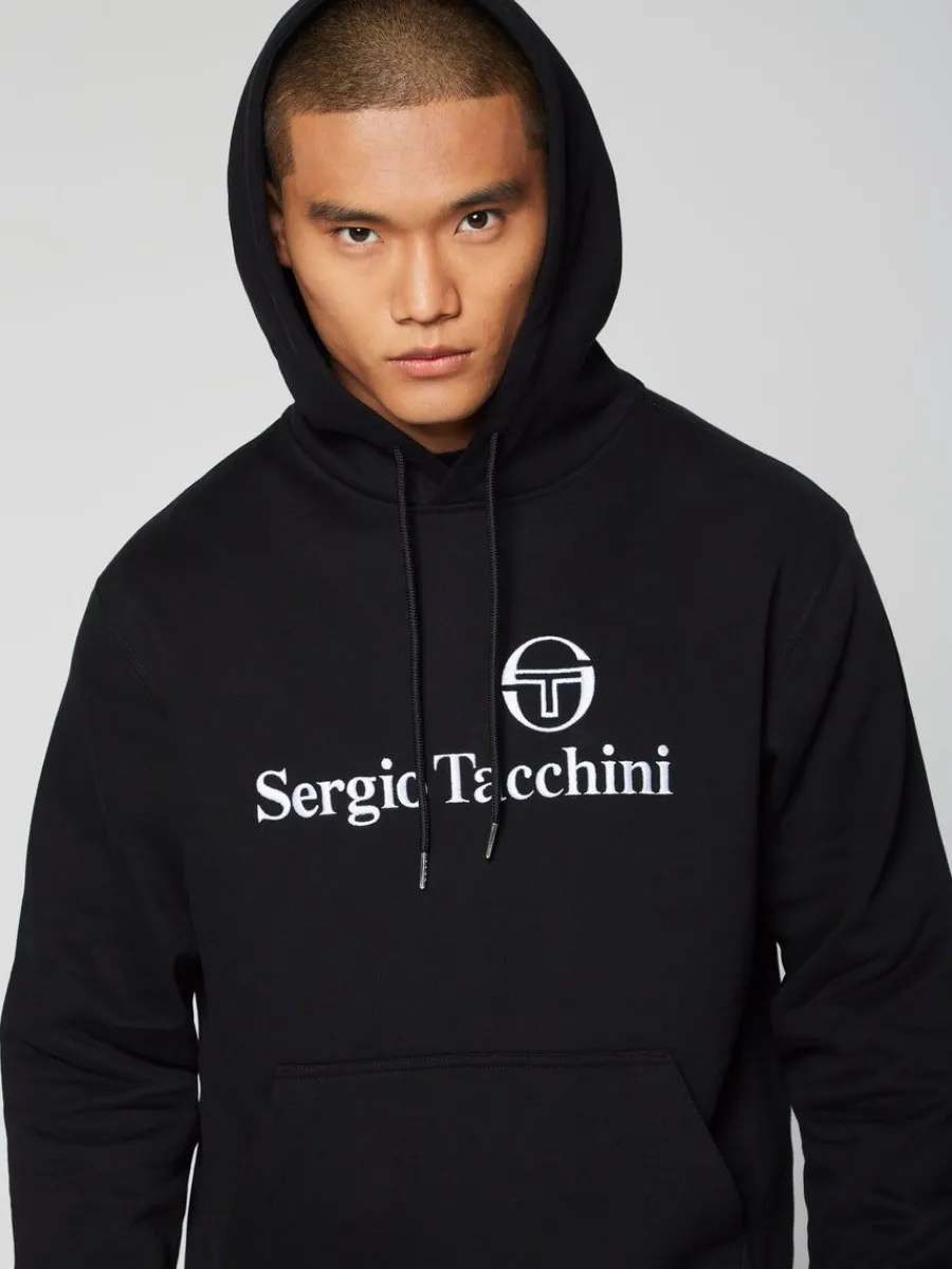 Sergio Tacchini Heritage Hoodie- Black Beauty Outlet