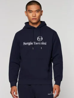 Sergio Tacchini Heritage Hoodie- Maritime Blue Sale