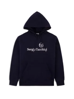Sergio Tacchini Heritage Hoodie- Maritime Blue Best