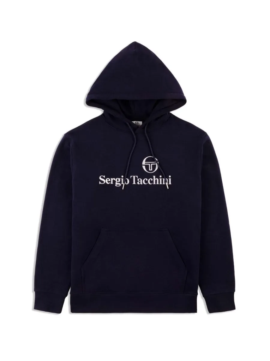 Sergio Tacchini Heritage Hoodie- Maritime Blue Best