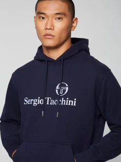 Sergio Tacchini Heritage Hoodie- Maritime Blue Best