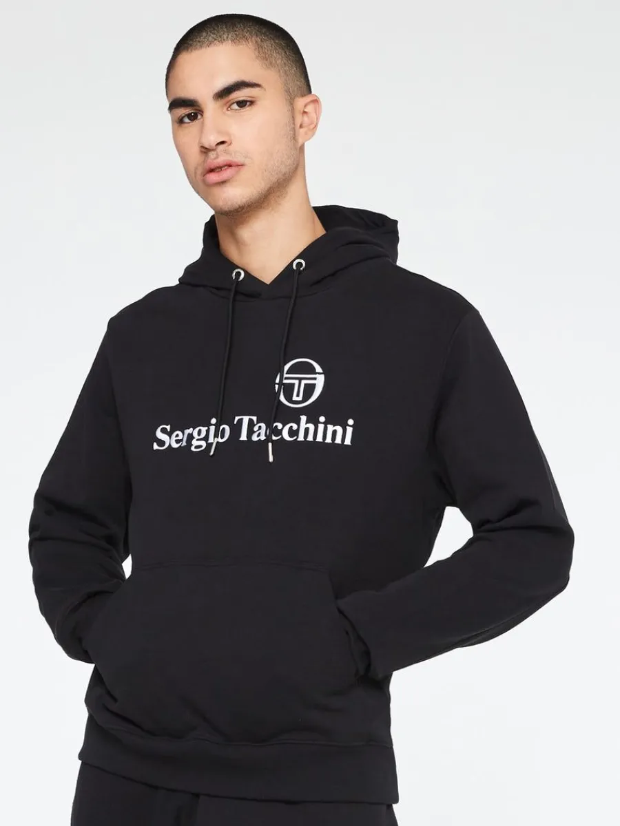 Sergio Tacchini Heritage Logo Hoodie-Black Best