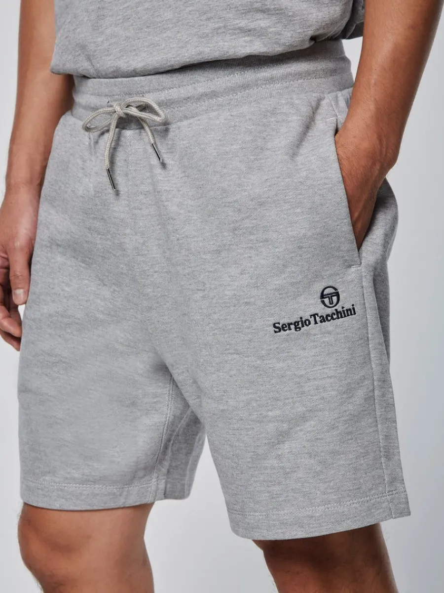 Sergio Tacchini Heritage Logo Short-Heather Grey Clearance
