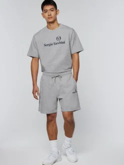 Sergio Tacchini Heritage Logo Short-Heather Grey Online
