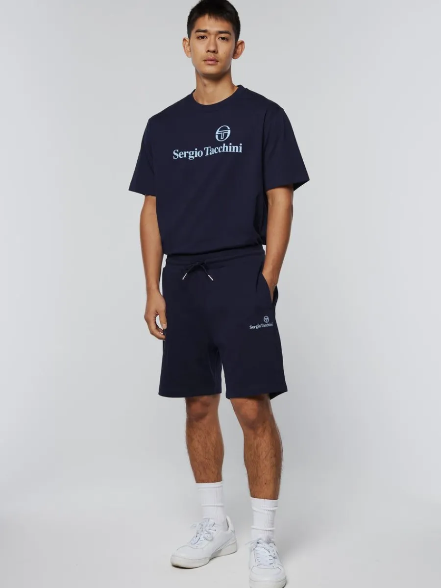 Sergio Tacchini Heritage Logo Short-Maritime Blue Hot