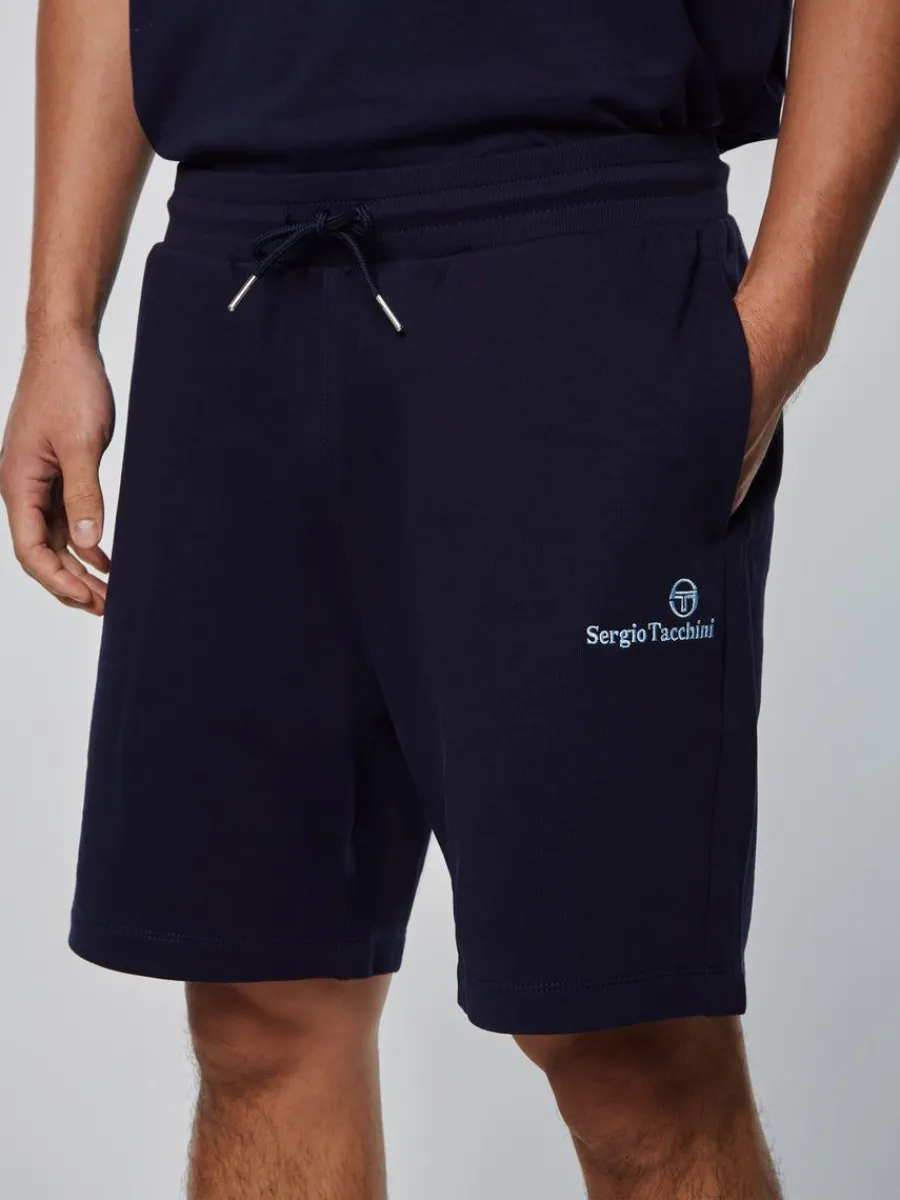 Sergio Tacchini Heritage Logo Short-Maritime Blue Hot