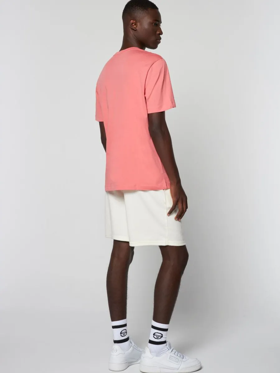 Sergio Tacchini Heritage Logo T-Shirt- Tea Rose Online