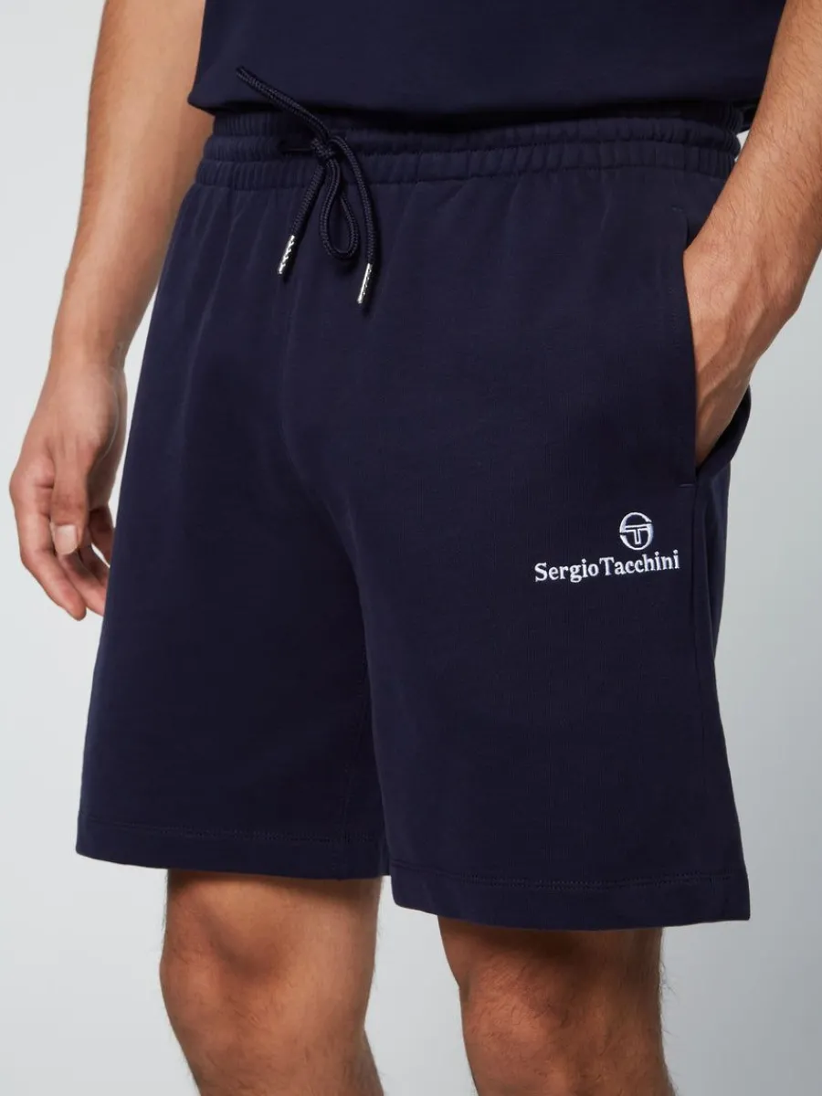 Sergio Tacchini Heritage Short- Maritime Blue Outlet