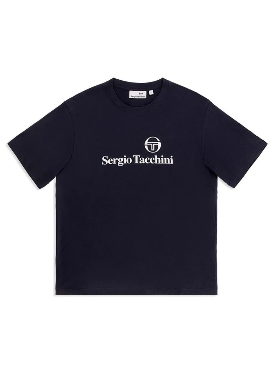 Sergio Tacchini Heritage T-Shirt- Maritime Blue