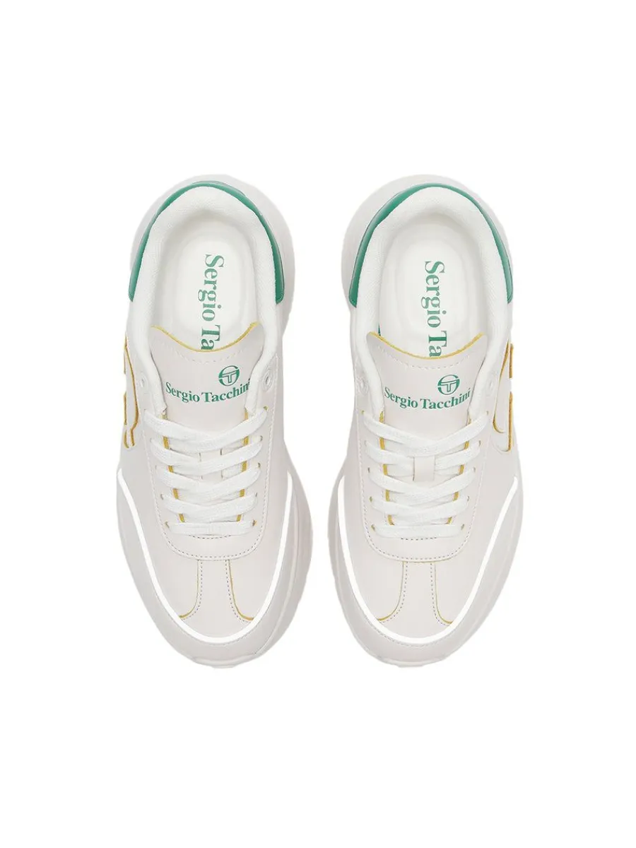 Sergio Tacchini La Faccia Sneaker- White/ Multi Sale