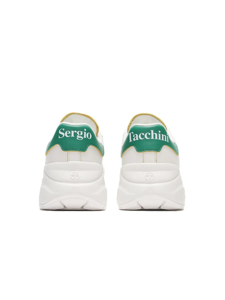 Sergio Tacchini La Faccia Sneaker- White/ Multi Sale