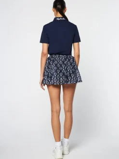 Sergio Tacchini Lesi Mesh Skirt- Maritime Blue Hot