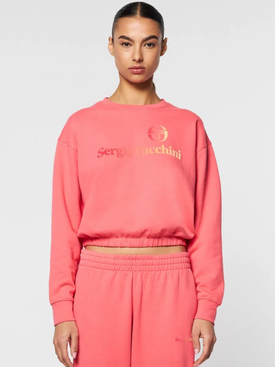 Sergio Tacchini Lido Crew- Calypso Coral