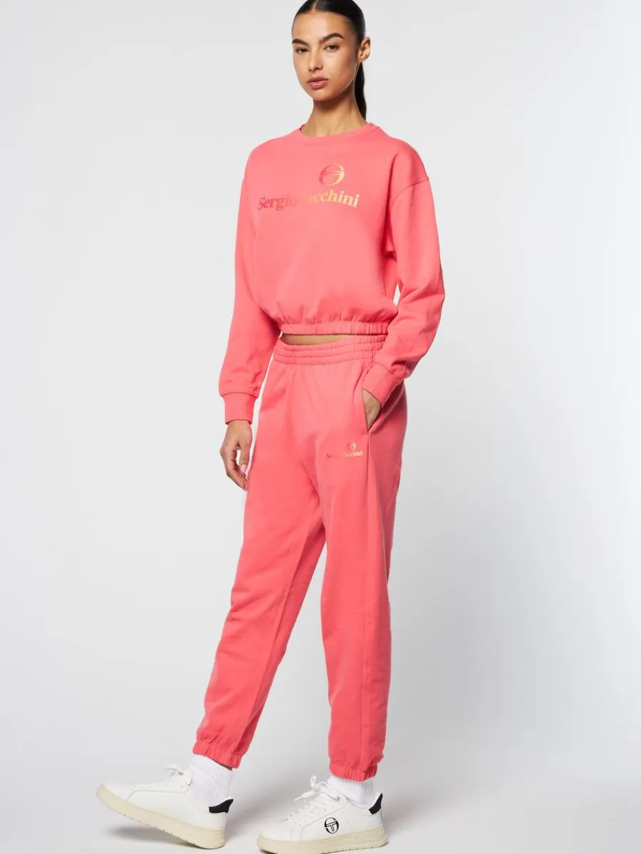 Sergio Tacchini Lido Crew- Calypso Coral