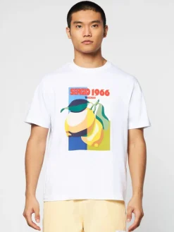 Sergio Tacchini Limone T-Shirt- Brilliant White Discount