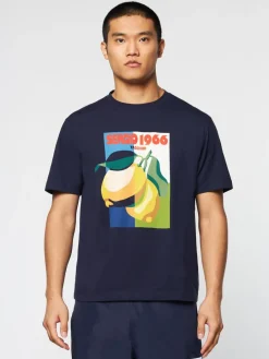 Sergio Tacchini Limone T-Shirt- Maritime Blue New