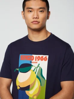 Sergio Tacchini Limone T-Shirt- Maritime Blue