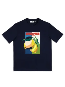 Sergio Tacchini Limone T-Shirt- Maritime Blue Outlet