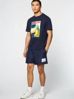 Sergio Tacchini Limone T-Shirt- Maritime Blue Outlet