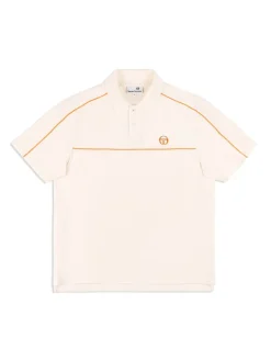Sergio Tacchini Lioni Velour Polo Archivio- Gardenia Online