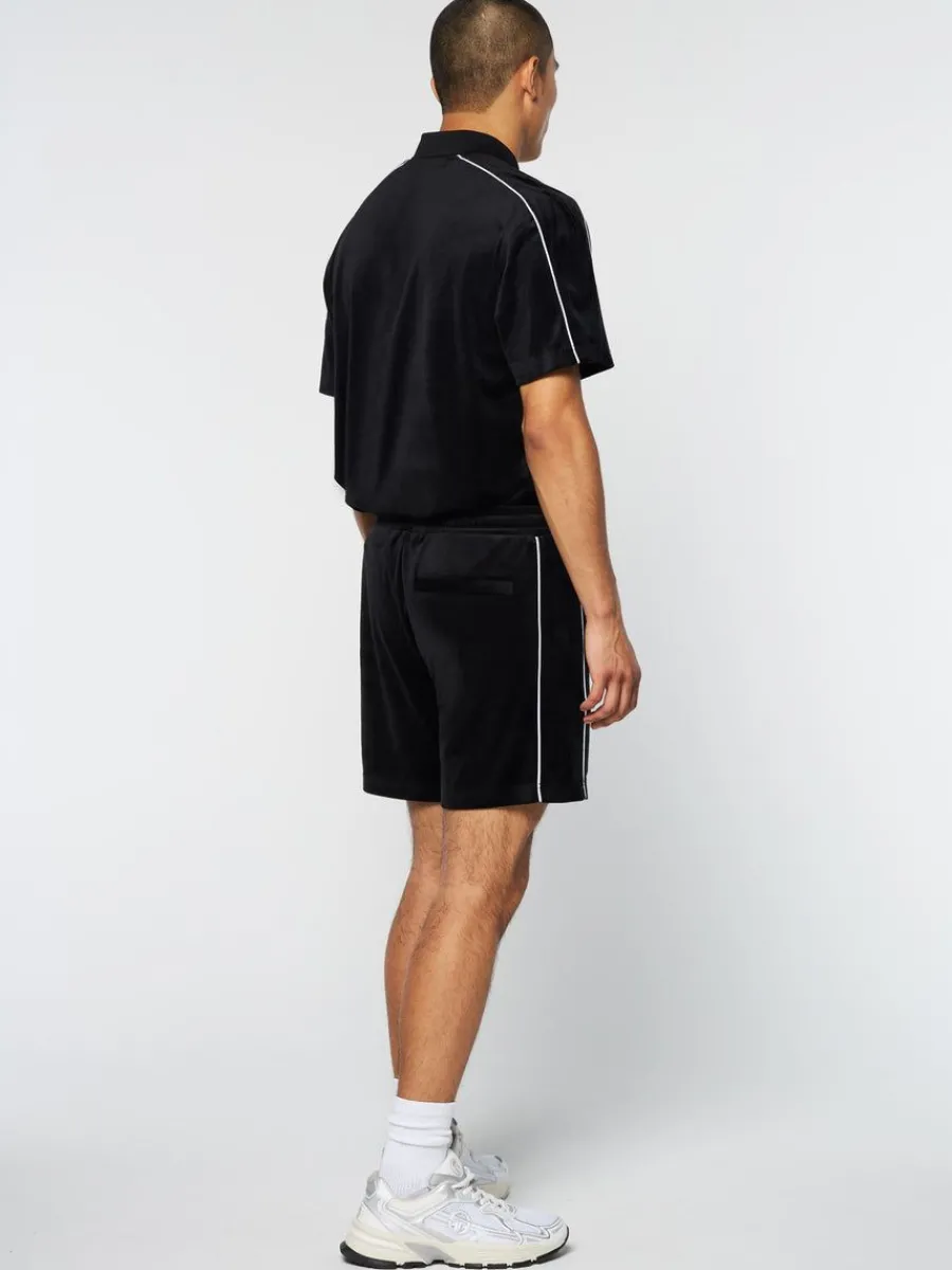 Sergio Tacchini Lioni Velour Short Archivio- Black Beauty