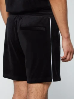 Sergio Tacchini Lioni Velour Short Archivio- Black Beauty