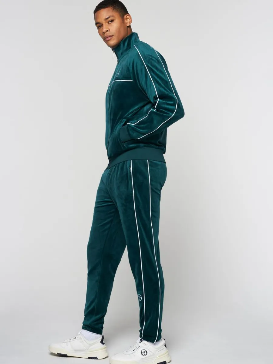 Sergio Tacchini Lioni Velour Track Jacket- Botanical Garden Best