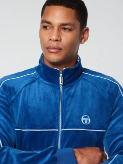 Sergio Tacchini Lioni Velour Track Jacket Archivio- Limoges Outlet