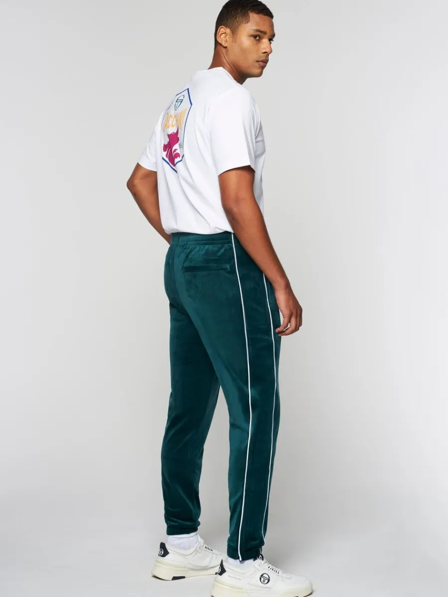 Sergio Tacchini Lioni Velour Track Pant- Botanical Garden New