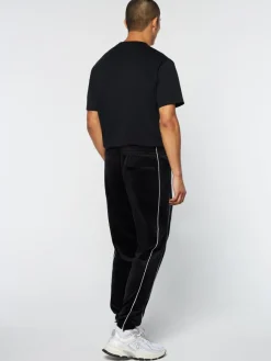 Sergio Tacchini Lioni Velour Track Pant- Black Beauty Outlet