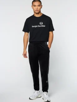 Sergio Tacchini Lioni Velour Track Pant- Black Beauty Online