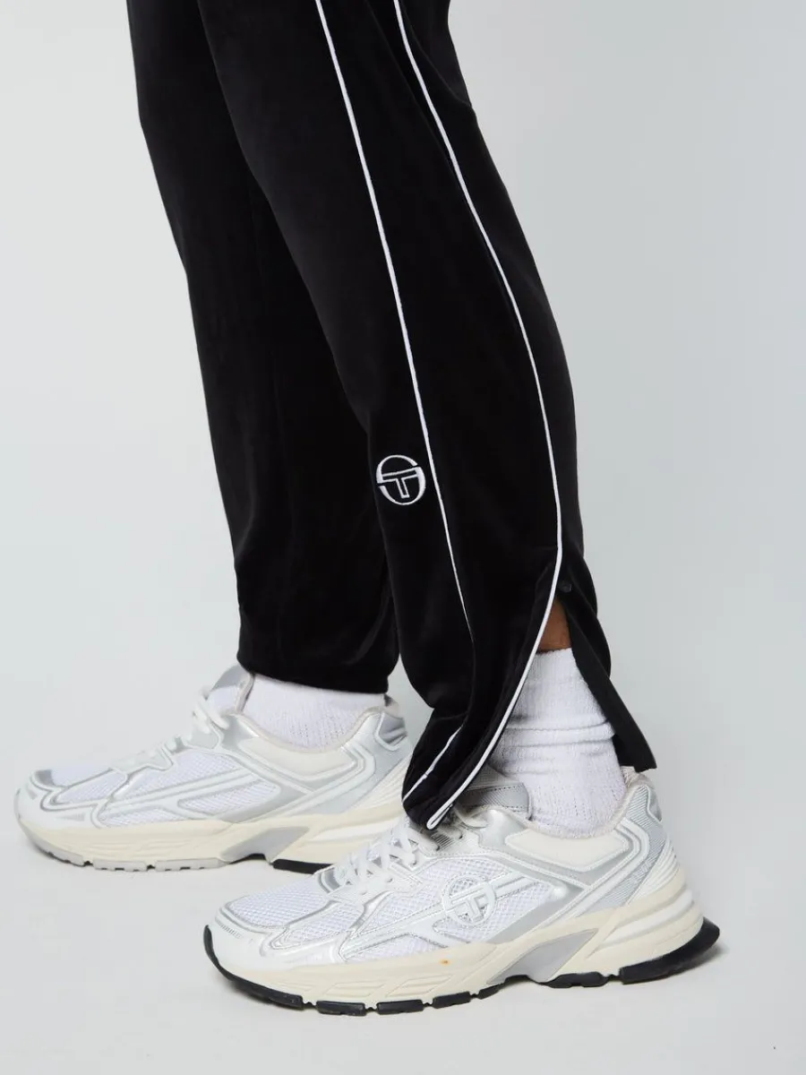 Sergio Tacchini Lioni Velour Track Pant- Black Beauty Online