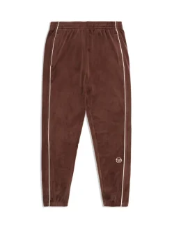 Sergio Tacchini Lioni Velour Track Pant- Deep Mahogany Online