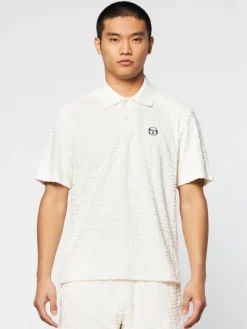 Sergio Tacchini Livata Monogram Polo- Gardenia Discount
