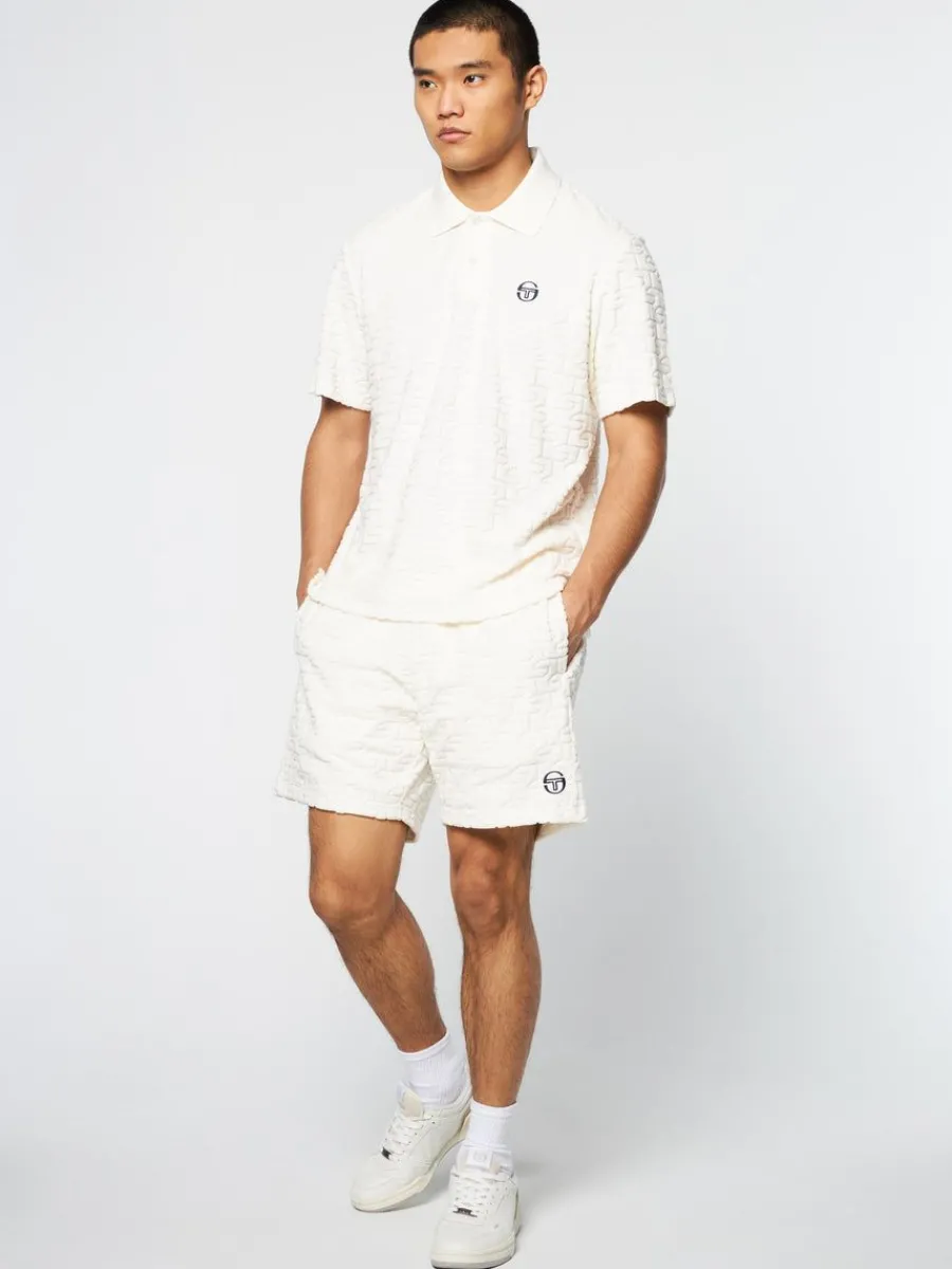 Sergio Tacchini Livata Monogram Polo- Gardenia Discount