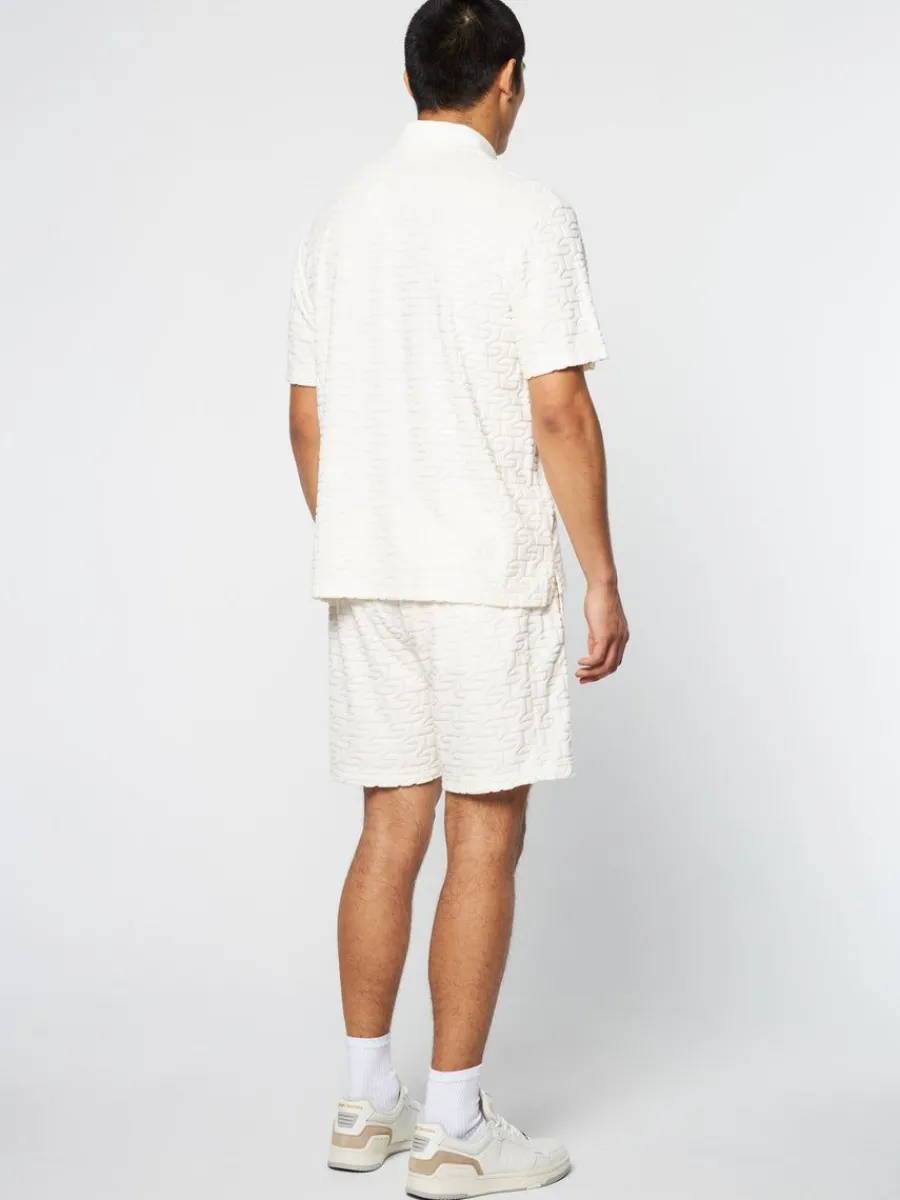 Sergio Tacchini Livata Monogram Polo- Gardenia Discount