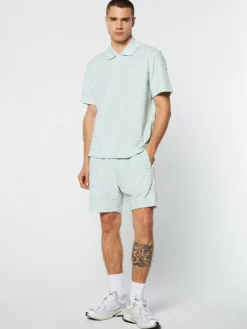 Sergio Tacchini Livata Monogram Polo- Surf Spray New