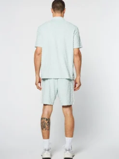 Sergio Tacchini Livata Monogram Polo- Surf Spray