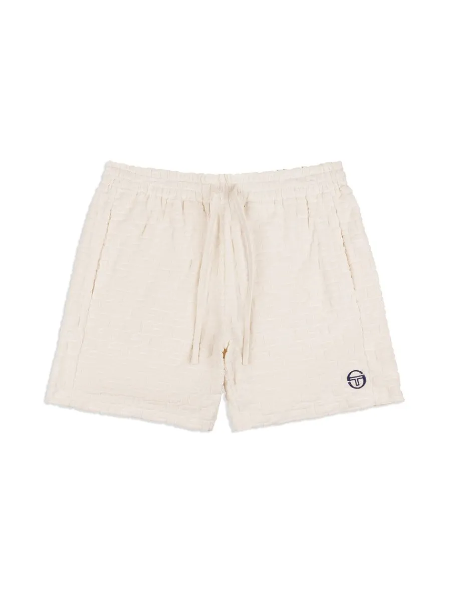 Sergio Tacchini Livata Monogram Short- Gardenia