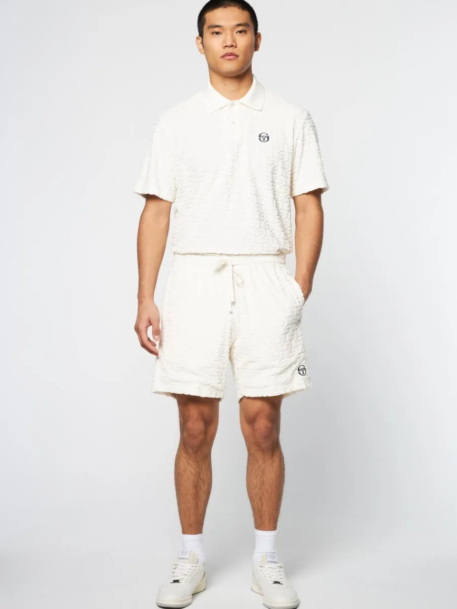 Sergio Tacchini Livata Monogram Short- Gardenia