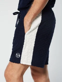 Sergio Tacchini Livata Monogram Short- Maritime Blue Hot