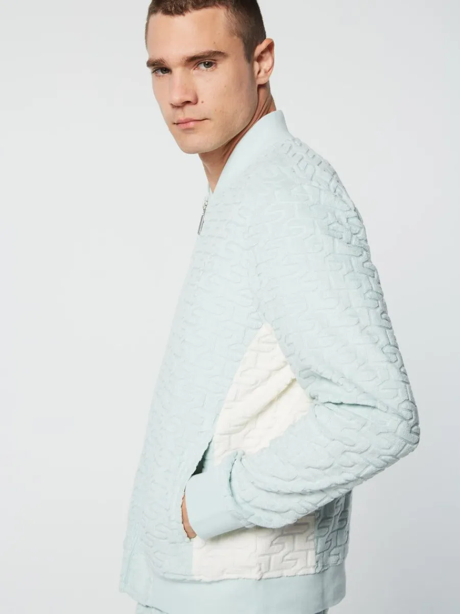 Sergio Tacchini Livata Monogram Track Jacket- Surf Spray Outlet