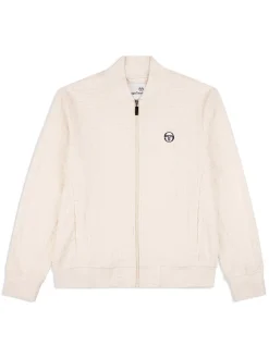 Sergio Tacchini Livata Monogram Track Jacket- Gardenia Discount