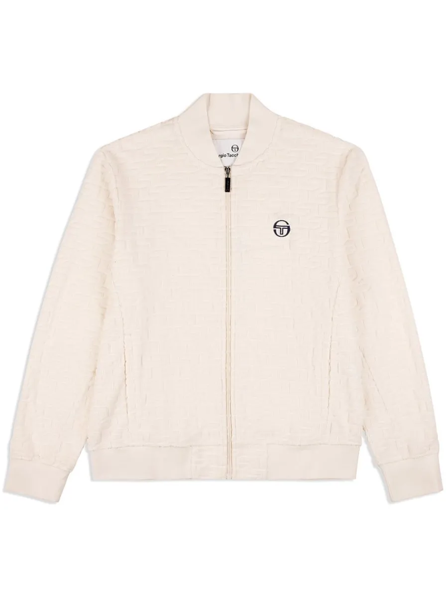 Sergio Tacchini Livata Monogram Track Jacket- Gardenia Hot