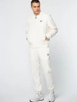 Sergio Tacchini Livata Monogram Track Jacket- Gardenia Hot