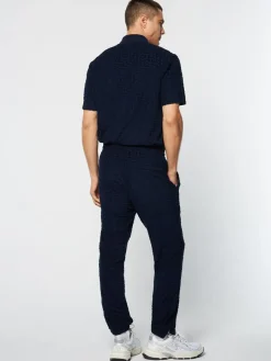 Sergio Tacchini Livata Monogram Track Pant- Maritime Blue Discount